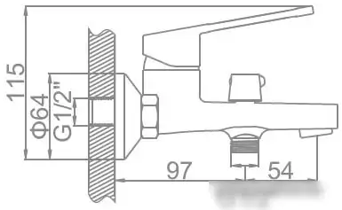 Смеситель Ledeme L3267 - фото товара