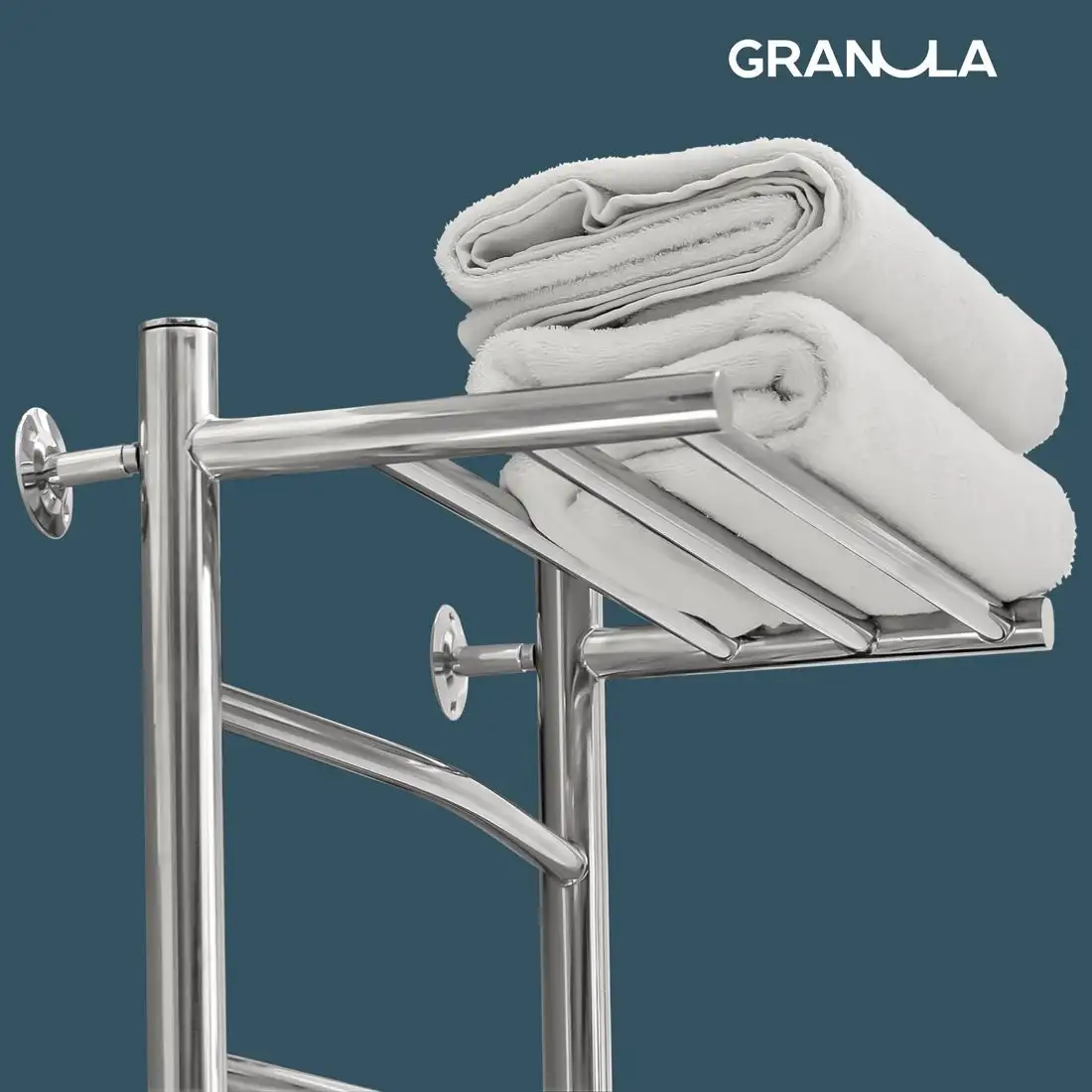 Полотенцесушитель Granula Классик 50x60 с полкой (нижнее подключение) - фото товара