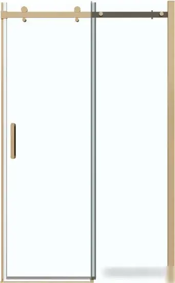 Душевая дверь Grossman Classic 110x195 100.K33.04.110.32.00 (золото сатин/стекло прозрачное) - изображение в каталоге