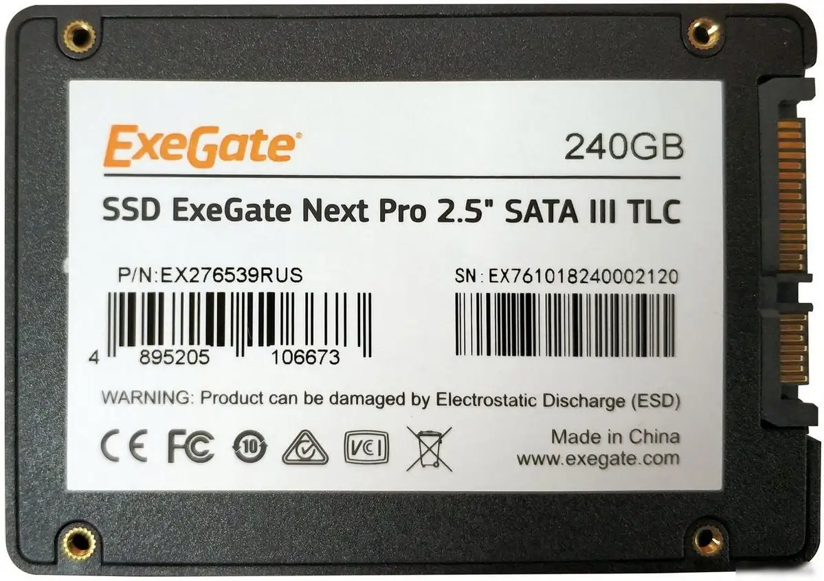SSD ExeGate Next Pro 480GB EX276683RUS – фото товара