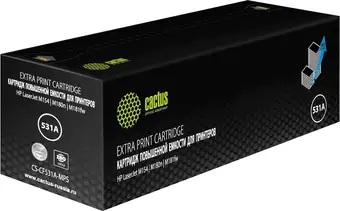 Картридж CACTUS CS-CF531A-MPS (аналог HP 205A CF531A) – изображение в каталоге