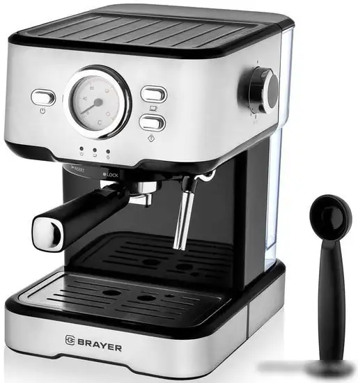 Рожковая помповая кофеварка Brayer BR1101 - фото товара