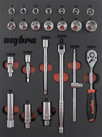 Универсальный набор инструментов Thorvik OMT23STE (23 предмета) – изображение в каталоге