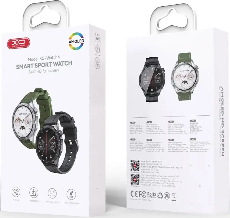 Умные часы XO Watch 4 (зеленый) – фото товара