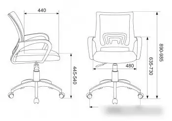Офисное кресло Бюрократ CH-695NLT (зеленый TW-03 TW-30 сетка/ткань) – фото товара
