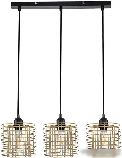 Подвесная люстра Escada Grid 10190/3S E27*40W Gold – фото товара