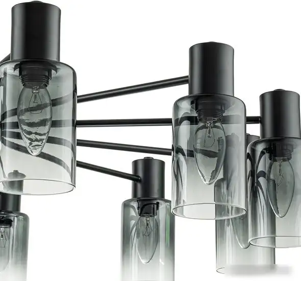 Люстра средней высоты Escada 2120/12P (черный) – фото товара