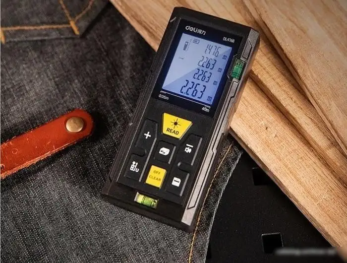 Лазерный дальномер Deli DL4168 – фото товара