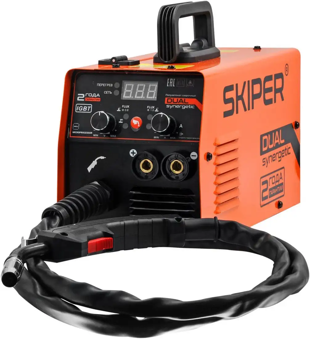 Сварочный инвертор Skiper FLUX/MMA-210D-12 – фото товара