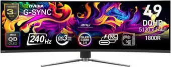 Игровой монитор MSI MPG 491CQPX QD-OLED – изображение в каталоге