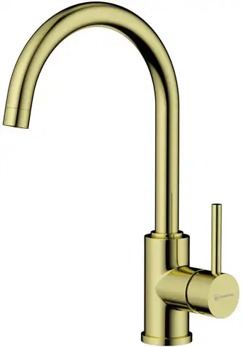 Смеситель Omoikiri Shinagawa-LG (светлое золото) - изображение в каталоге