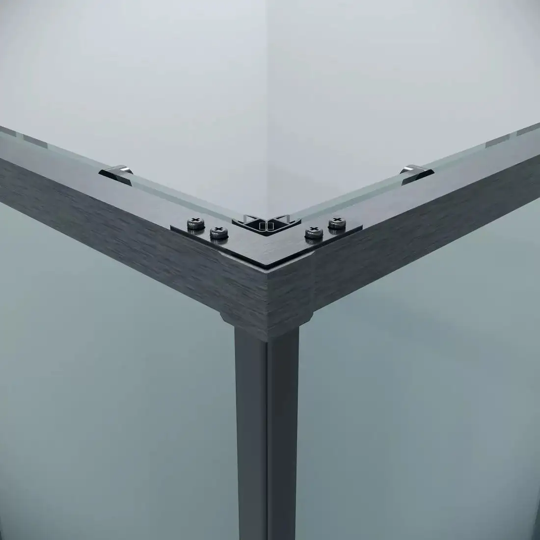 Душевой уголок Grossman Galaxy 120x80x195 300.K33.01.1280.42.00 (графит сатин/прозрачное стекло) - фото товара