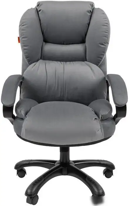 Офисное кресло CHAIRMAN Home 434 (Т-55 серый/черный пластик) – фото товара
