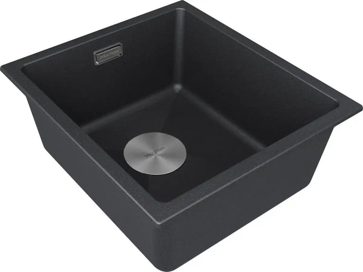 Кухонная мойка Paulmark IT-Granit Lumi 41 Uni LU41-BL - фото товара