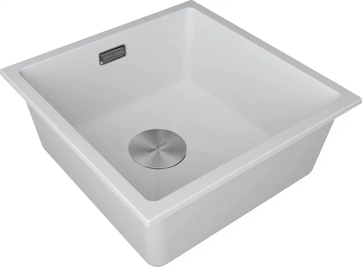 Кухонная мойка Paulmark IT-Granit Lumi 45 Uni LU45-WH - фото товара
