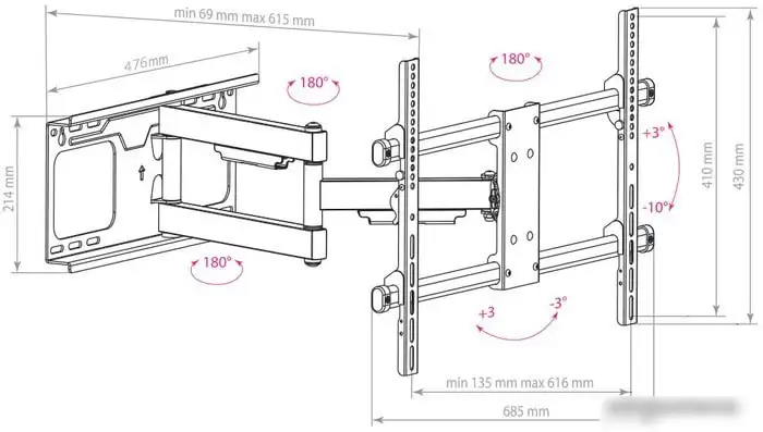 Кронштейн Arm Media PARAMOUNT-60 – фото товара