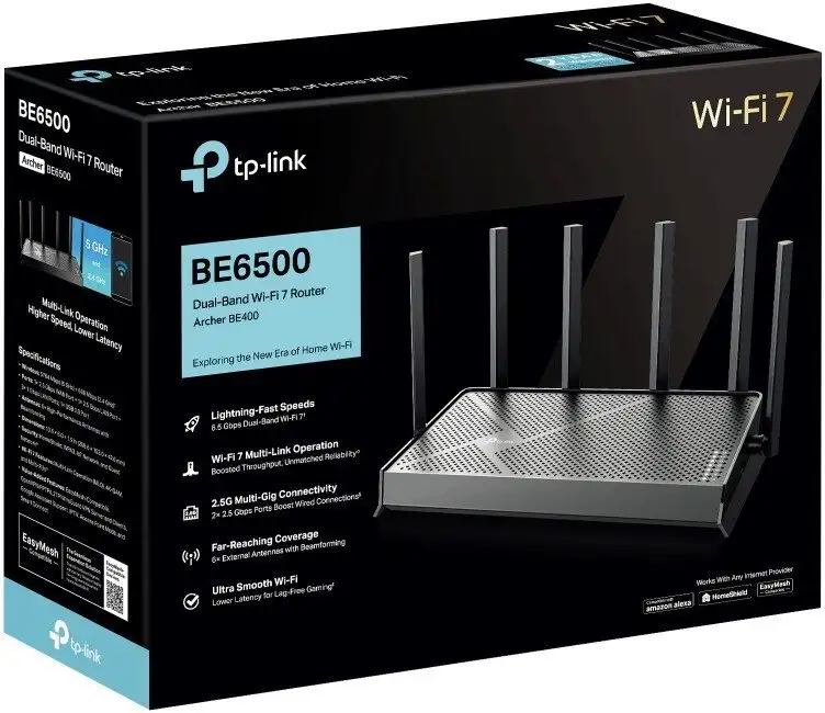 Wi-Fi роутер TP-Link Archer BE400 – фото товара