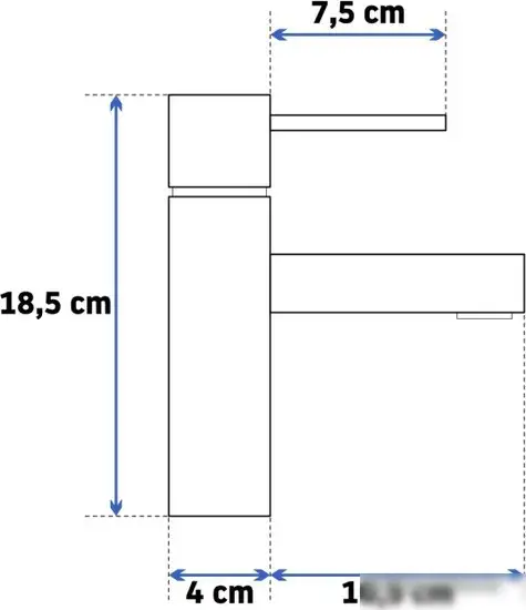 Смеситель Rea Tess REA-B8881 (черный) - фото товара