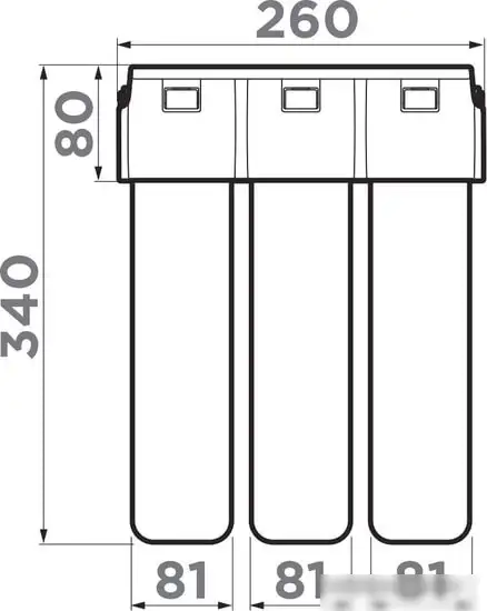 Стационарная система "под мойкой" Omoikiri Pure Drop Lite - фото товара
