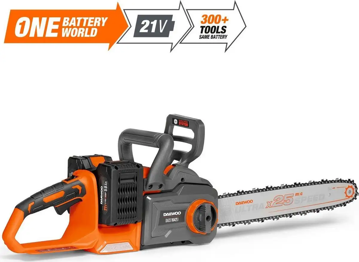 Аккумуляторная пила Daewoo Power DACS 1642Li Set (с 2-мя АКБ) – фото товара