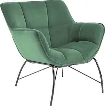 Интерьерное кресло Halmar Belton (темно-зеленый) – изображение в каталоге