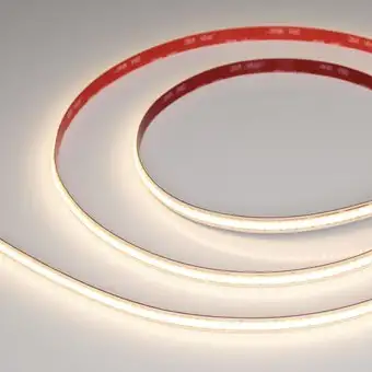 Светодиодная лента COB Arlight 10W/m 480Led/m CSP теплый белый 5M COB-X480-10mm 24V Warm3000 044196 – изображение в каталоге