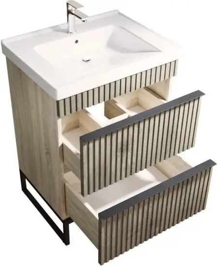 Mixline Тумба под умывальник Окленд 60 551717 (дуб мелфорд) – фото товара