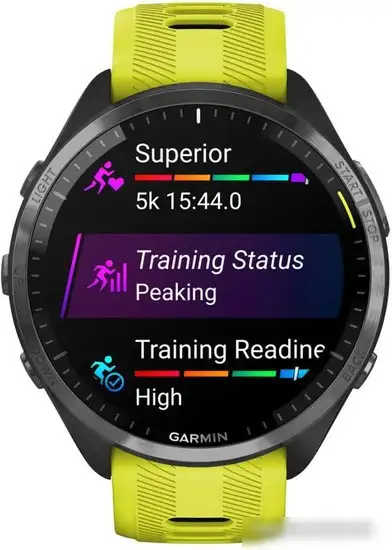 Умные часы Garmin Forerunner 965 (черный/желтый) – фото товара