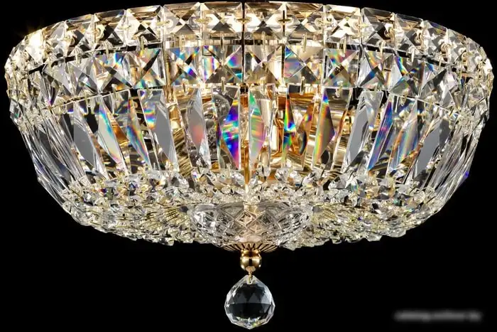 Припотолочная люстра Maytoni Basfor DIA100-CL-03-G – фото товара