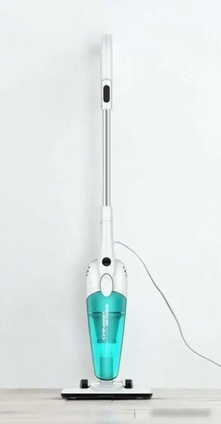 Пылесос Deerma DX118C (международная версия, белый/бирюзовый) - фото товара