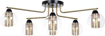 Люстра средней высоты Arte Lamp Manchester A7045PL-6BK – изображение в каталоге