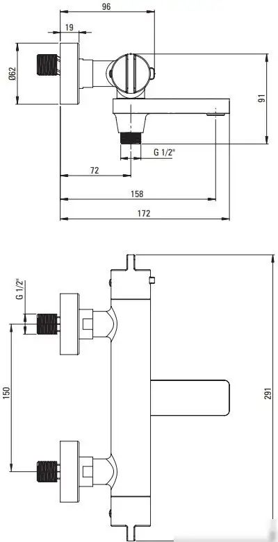 Смеситель Deante Titanium BCH D1BT - фото товара