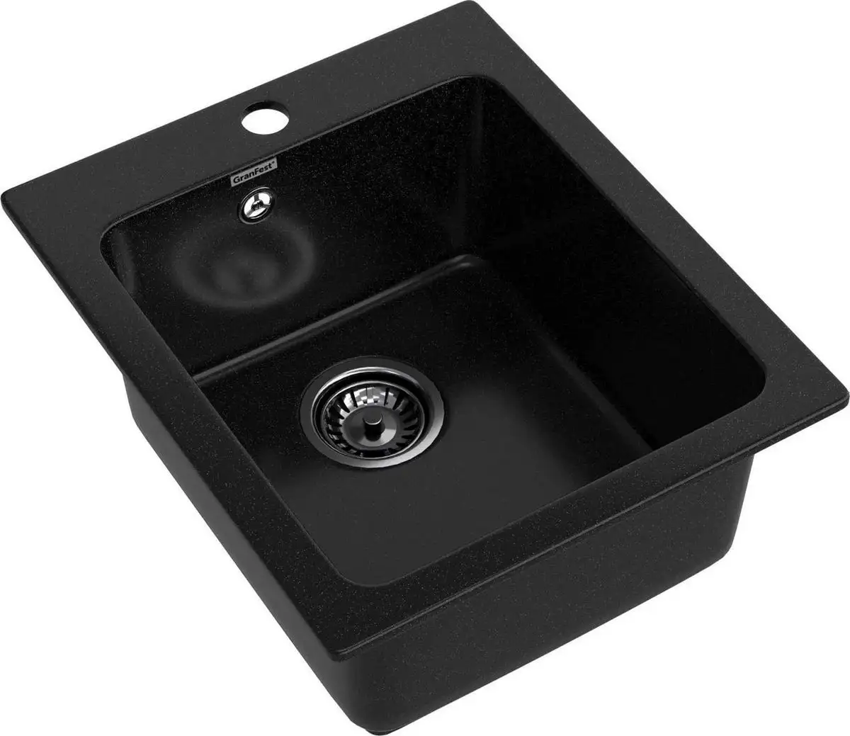 Кухонная мойка GranFest Practik 505 (черный) - фото товара