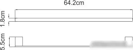 Держатель для полотенца Wasserkraft Sauer K-7930 – фото товара