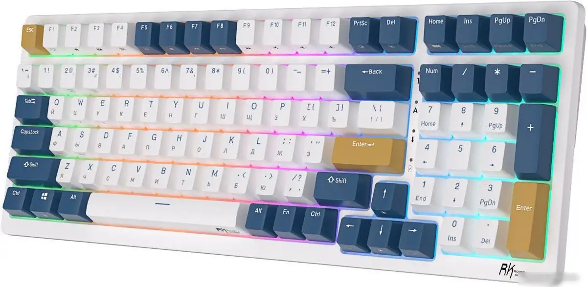 Клавиатура Royal Kludge RK98 RGB Klein Blue (RK Blue) – фото товара