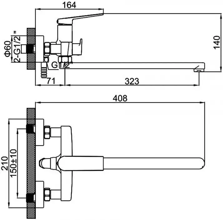 Смеситель Ledeme L2291 - фото товара