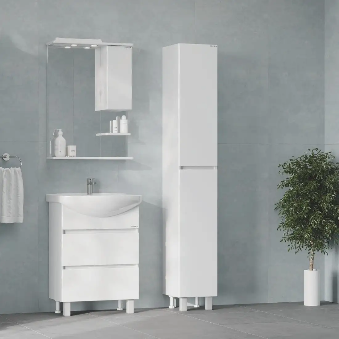 Onika Шкаф-пенал для ванной Элита 30.10 (403089) – фото товара