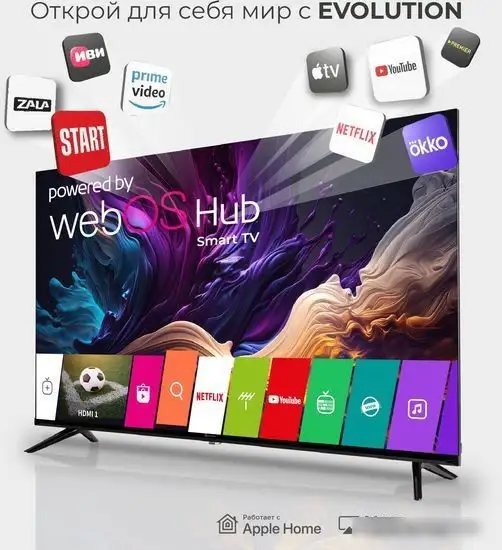 Телевизор Evolution WOS43MR1UHD – подробное фото Телевизор Evolution WOS43MR1UHD – фото товара