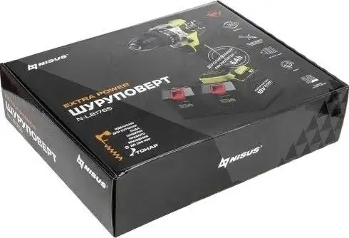 Ударная дрель-шуруповерт Nisus N-LB176S (с 2-мя АКБ) – фото товара