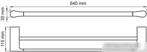 Держатель для полотенца Wasserkraft Aisch K-5940 – фото товара