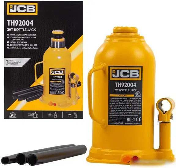 Бутылочный домкрат JCB TH92004 (20т) – фото товара