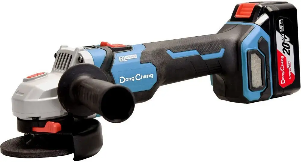 Угловая шлифмашина DongCheng DCSM04-125 Type EM (с 2-мя АКБ, кейс) – фото товара