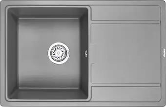 Кухонная мойка Granula GR-7804 (алюминиум) - изображение в каталоге