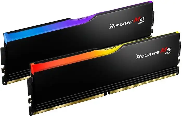 Оперативная память G.Skill Ripjaws M5 RGB 2x32ГБ DDR5 6400 МГц F5-6400J3239G32GX2-RM5RK – фото товара