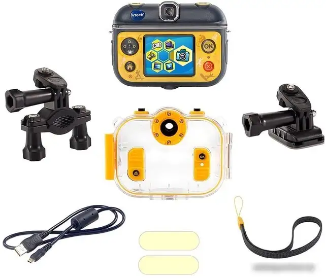 Экшен-камера VTech Kidizoom Action Cam 180 (черный/желтый) – фото товара