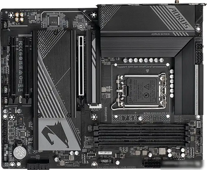 Материнская плата Gigabyte B760 AORUS ELITE AX (rev. 1.0) – фото товара