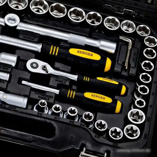 Универсальный набор инструментов Berger BG108-1214 (108 предметов) – фото товара