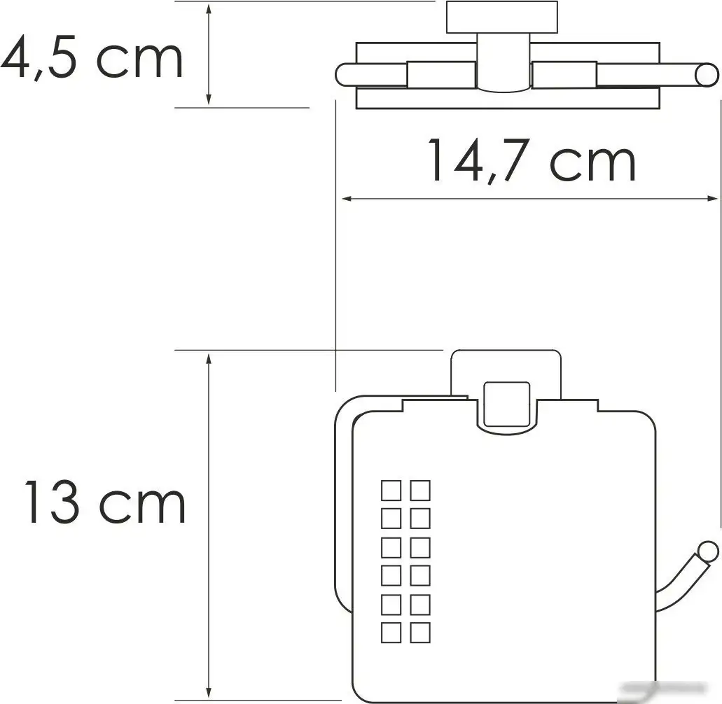Держатель для туалетной бумаги Wasserkraft Rhin K-8725 – фото товара