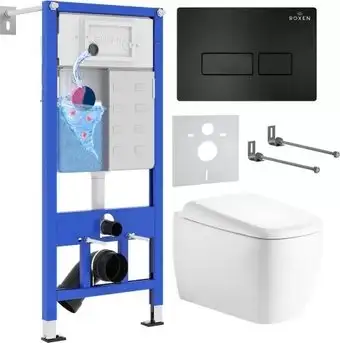 Унитаз подвесной Roxen StounFix Dual Fresh 968501 - изображение в каталоге