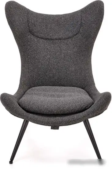 Интерьерное кресло Halmar Atlantis (антрацит/черный) – фото товара